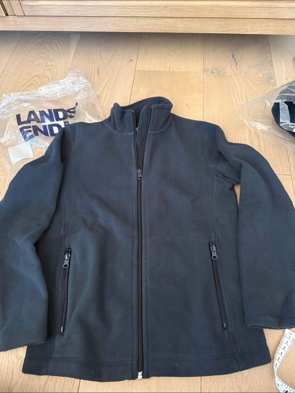 Lands' End kids Full-Zip Performance Fleece Jacket NEW